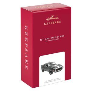 New! 1971 AMC Javelin AMX Hallmark Keepsake Christmas Ornament 2021 Classic Car
